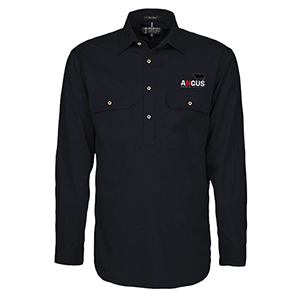 Men's Pilbara Shirt with Angus Australia Logo